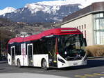 (258'591) - PostAuto Wallis - Nr. 80/VS 471'470/PID 10'878 - Volvo am 11. Januar 2024 beim Bahnhof Sion
