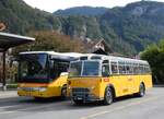 FBW/864593/267431---gast-reutigen---nr (267'431) - Gast, Reutigen - Nr. 1/BE 24'079 - FBW/FHS (ex Lambach, Gommiswald; ex Hotz, Rickenbach bei Wil/TG; ex P 24'079; ex P 21'579) am 22. September 2024 in Meiringen, Postautostation