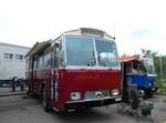 Saurer/860557/265835---niederer-f-langwiesen-- (265'835) - Niederer F., Langwiesen - ZH 572'304 - Saurer/Tscher (ex Solr+Fontana, Ilanz) am 17. August 2024 in Neuhausen, Langriet