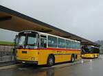 (265'930) - Krummenacher, Zillis - Nr. 74/BE 243'579 - Saurer/R&J (ex AVG Meiringen Nr. 74/PID 10'683; ex PostAuto Berner Oberland; ex P 24'357) am 18. August 2024 beim Bahnhof Biglen