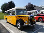 Saurer/861965/266333---bloechlinger-endingen---ag (266'333) - Blchlinger, Endingen - AG 69'937 - Saurer/Tscher (ex Dubach, Walde; ex Spescha, Andiast) am 31. August 2024 in Oberkirch, CAMPUS Sursee