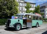 Saurer/863236/266785---tpf-fribourg---nr (266'785) - TPF Fribourg - Nr. 307/FR 300'280 - Saurer/Saurer (ex GFM Fribourg Nr. 307; ex GFM Fribourg Nr. 97) am 7. September 2024 in Fribourg, Place Georges Python