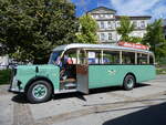 Saurer/863239/266788---tpf-fribourg---nr (266'788) - TPF Fribourg - Nr. 307/FR 300'280 - Saurer/Saurer (ex GFM Fribourg Nr. 307; ex GFM Fribourg Nr. 97) am 7. September 2024 in Fribourg, Place Georges Python