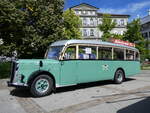 Saurer/863253/266802---tpf-fribourg---nr (266'802) - TPF Fribourg - Nr. 307/FR 300'280 - Saurer/Saurer (ex GFM Fribourg Nr. 307; ex GFM Fribourg Nr. 97) am 7. September 2024 in Fribourg, Place Georges Python