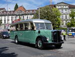 Saurer/863260/266809---tpf-fribourg---nr (266'809) - TPF Fribourg - Nr. 307/FR 300'280 - Saurer/Saurer (ex GFM Fribourg Nr. 307; ex GFM Fribourg Nr. 97) am 7. September 2024 in Fribourg, Place Georges Python