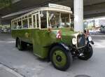 (266'996) - SVB Bern (Bernmobil historique) - Nr. 5/BE 29'005 - Saurer am 14. September 2024 beim Bahnhof Bern Europaplatz