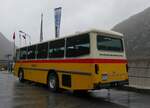 Saurer/865836/267888---luetscher-haldenstein---gr (267'888) - Ltscher, Haldenstein - GR 30'758 - Saurer/R&J (ex Dornbierer, Thal; ex FRAM Drachten/NL Nr. 24; ex PostAuto Graubnden PID 2870; ex P 24'367) am 8. Oktober 2024 in Ferrera, Lago di Lei