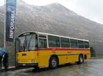 Saurer/865838/267890---luetscher-haldenstein---gr (267'890) - Ltscher, Haldenstein - GR 30'758 - Saurer/R&J (ex Dornbierer, Thal; ex FRAM Drachten/NL Nr. 24; ex PostAuto Graubnden PID 2870; ex P 24'367) am 8. Oktober 2024 in Ferrera, Lago di Lei