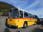 (268'009) - Schmid, Thrishaus - BE 26'206 - Saurer/Tscher (ex P 24'244) am 12. Oktober 2024 beim Bahnhof Reichenbach