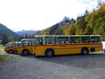 (268'030) - Schmid, Thrishaus - BE 26'206 - Saurer/Tscher (ex P 24'244) am 12. Oktober 2024 in Kiental, Loosplattenalp