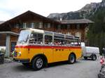 (268'072) - Schmid, Thrishaus - Nr. 9/BE 26'105 - Saurer/R&J (ex Geiger, Adelboden Nr. 9) am 12. Oktober 2024 auf der Griesalp