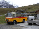 (268'080) - Schmid, Thrishaus - Nr. 9/BE 26'105 - Saurer/R&J (ex Geiger, Adelboden Nr. 9) am 12. Oktober 2024 auf dem Bundlger