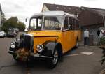 (290'664) - Steffen, Remetschwil - Saurer/Hess (ex SAPJV, L'Isle; ex P 22'039; ex P 1669) am 5. September 2026 in Remetschwil, Garage