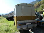 (290'851) - Borer, Zwingen - BL 123'554 - Saurer/T�scher (ex Zellweger, Diebach; ex Skorochod, Z�rich; ex Huber, B�ren a.A.; ex Guggenmusik Chrottep�sche, Marthalen; ex P 24'618) am 12. September 2026 in Iragna, Riviera