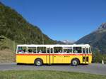 (291'213) - Gast, Reutigen - BE 113'160 - Saurer/T�scher (ex HP Trans, Thusis; ex Mauerhofer, Worb; ex Erni, Schupfart Nr. 3; ex P 24'636) am 27. September 2026 in Innertkirchen, Haberen