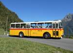 (291'216) - Gast, Reutigen - BE 113'160 - Saurer/T�scher (ex HP Trans, Thusis; ex Mauerhofer, Worb; ex Erni, Schupfart Nr. 3; ex P 24'636) am 27. September 2026 in Innertkirchen, Haberen