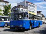 Volvo/863232/266781---tf-fribourg-ctf-- (266'781) - TF Fribourg (CTF) - Nr. 63/FR 180'988 - Volvo/Hess (ex TPF Fribourg Nr. 63; ex TF Fribourg Nr. 63) am 7. September 2024 in Fribourg, Place Georges Python