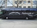 Aus Polen: Pastuszak, Krakw - Irizar i6 am 11. Mrz 2014 in Mnchen (Aufnahme: Martin Beyer)