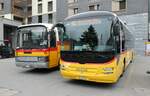 (280'068) - PostAuto Bern - Nr. 71/BE 412'071/PID 11'071 - MAN (ex PostAuto Zentralschweiz Nr. 20; ex Dillier, Sarnen Nr. 20) am 8. September 2025 in Andermatt, Bahnhofplatz