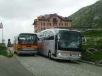 (140'356) - Mattli, Wassen - UR 9107 - Mercedes + AAGL Liestal - Nr. 31/BL 6556 - Mercedes am 1. Juli 2012 in Gotthard, Passhhe