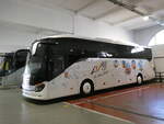 setra-500er/864397/267308---aus-frankreich-lvb-mende (267'308) - Aus Frankreich: LVB, Mende - EJ 713 CD - Setra am 19. September 2024 in Andorra la Vella, Carparkhaus