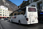 (284'326) - Aus Tschechien: Rubes, Risuty - 3SH 6668 - Setra am 24. Januar 2026 beim Bahnhof Interlaken West