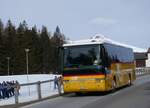 (272'322) - PostAuto Graubnden - GR 107'702/PID 5453 - Van Hool am 22. Februar 2025 in Lantsch/Lenz, Biathlon-WM