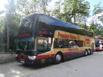 Van Hool Dreiachser/863923/267063---aus-deutschland-reiseclub-cottbus (267'063) - Aus Deutschland: Reiseclub, Cottbus - CB-RC 440 - Van Hool am 16. September 2024 beim Bahnhof Ribes de Freser