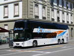 Bern/889132/277325---joly-voyages-les-breuleux (277'325) - Joly Voyages, Les Breuleux - NE 173'048 - VDL (ex Rope, D-Bordesholm) am 28. Juni 2025 beim Bahnhof Bern