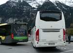 (248'970) - Vega Tour, Luzern - SG 378'431 - Volvo am 21. April 2023 beim Bahnhof Grindelwald