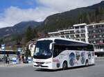 (273'273) - Hilário, Schötz - LU 254'804 - Volvo am 28. März 2025 beim Bahnhof Grindelwald