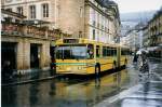 (033'231) - TN Neuchtel - Nr. 164 - FBW/Hess Gelenktrolleybus am 6. Juli 1999 in Neuchtel, Place Pury