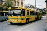 (034'003) - TN Neuchtel - Nr. 171 - FBW/Hess Gelenktrolleybus am 10. Juli 1999 in Neuchtel, Place Pury