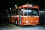 (074'215) - TN Neuchtel - Nr. 154 - FBW/Hess Gelenktrolleybus (ex Nr. 54) am 16. januar 2005 in Marin, Dpt