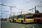 (074'221) - TN Neuchtel - Nr. 155 - FBW/Hess Gelenktrolleybus (ex Nr. 55) am 16. Januar 2005 in Marin, Dpt