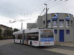 (189'997) - transN, La Chaux-de-Fonds - Nr. 146 - Hess/Hess Gelenktrolleybus (ex TN Neuchtel Nr. 146) am 2. April 2018 beim Bahnhof Marin-Epagnier