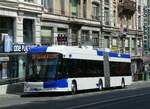 (249'681) - TL Lausanne - Nr. 816/VD 396'459 - Hess/Hess Gelenktrolleybus am 5. Mai 2023 beim Bahnhof Lausanne