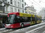 (257'377) - SW Winterthur - Nr. 133 - Hess/Hess Gelenktrolleybus am 2. Dezember 2023 beim Hauptbahnhof Winterthur