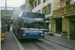 (020'010) - TN Neuchtel - Nr. 111 - NAW/Hess Gelenktrolleybus am 7. Oktober 1997 in Neuchtel, Place Pury