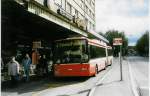 (027'333) - VB Biel - Nr. 90 - NAW/Hess Gelenktrolleybus am 12. Oktober 1998 beim Bahnhof Biel