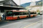 (027'402) - VB Biel - Nr. 84 - NAW/Hess Gelenktrolleybus am 12. Oktober 1998 beim Bahnhof Biel