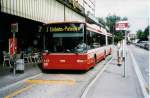 (033'125) - VB Biel - Nr. 89 - NAW/Hess Gelenktrolleybus am 5. Juli 1999 beim Bahnhof Biel