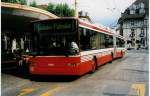 (033'132) - VB Biel - Nr. 88 - NAW/Hess Gelenktrolleybus am 5. Juli 1999 in Biel, Zentralplatz
