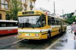 (033'312) - TN Neuchtel - Nr. 101 - NAW/Hess Gelenktrolleybus am 6. Juli 1999 in Neuchtel, Place Pury