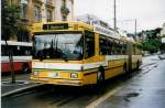 (033'318) - TN Neuchtel - Nr. 109 - NAW/Hess Gelenktrolleybus am 6. Juli 1999 in Neuchtel, Place Pury