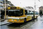 (033'319) - TN Neuchtel - Nr. 113 - NAW/Hess Gelenktrolleybus am 6. Juli 1999 in Neuchtel, Place Pury