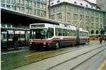 NAW/222835/038609---vbsg-st-gallen-- (038'609) - VBSG St. Gallen - Nr. 160 - NAW/Hess Gelenktrolleybus am 1. Januar 2000 beim Bahnhof St. Gallen