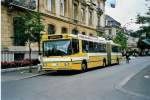 (041'836) - TN Neuchtel - Nr. 113 - NAW/Hess Gelenktrolleybus am 12. Juli 2000 in Neuchtel, Place Pury