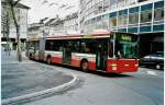 (044'621) - VB Biel - Nr. 88 - NAW/Hess Gelenktrolleybus am 27. Januar 2001 in Biel, Mhlebrcke