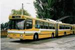 (047'232) - TN Neuchtel - Nr. 114 - NAW/Hess Gelenktrolleybus am 16. Juni 2001 in Neuchtel, Dpt